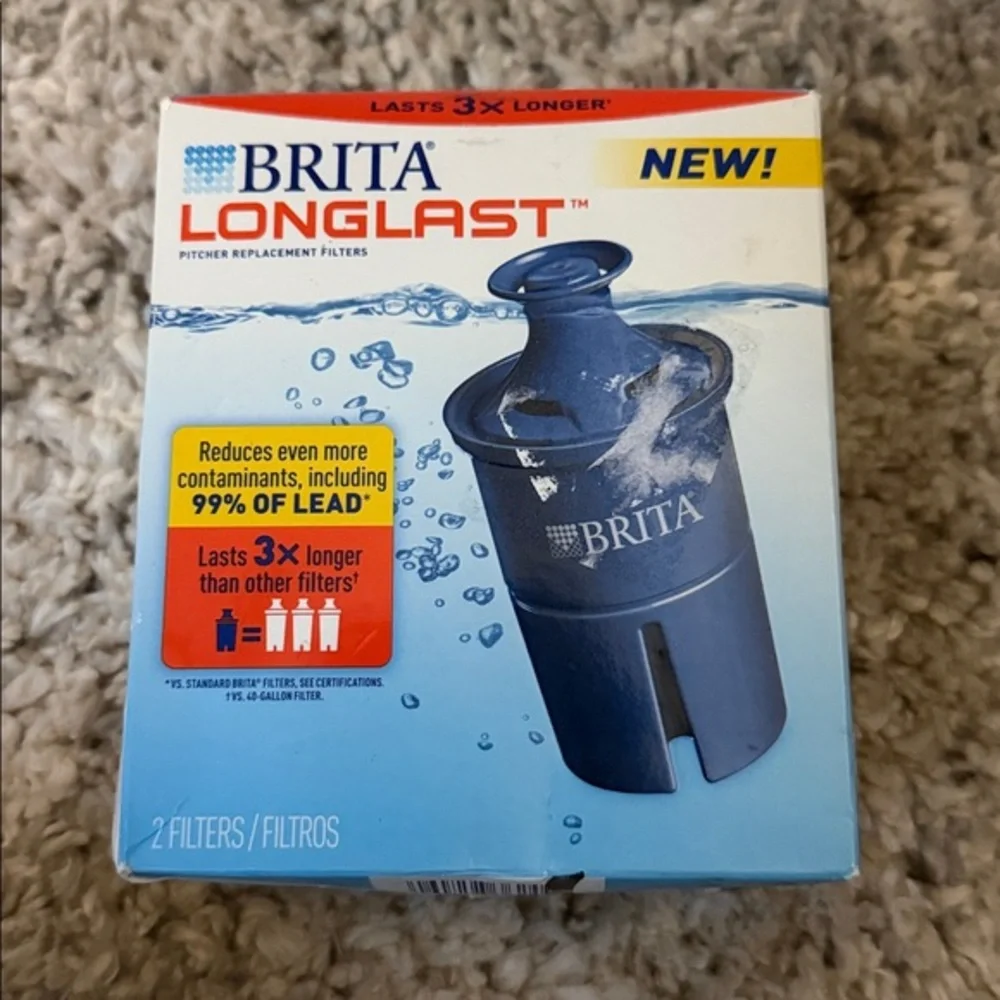 New Brita Long Lasts Pitcher Filter Set